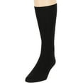 thumbnail image 5 of 7BIGSTARS KINGDOM Men's Seamless Bamboo Dress Socks - 4 Pack - Breathable Casual Soft Crew Business Solid - Sock Size 9-11 Shoe 6-9 M Black, 5 of 9