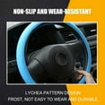 thumbnail image 6 of Car Steering Wheel Cover Washable Steering Wheel Cover Tasteless Fashion Non-slip Grip Cover Car General Four Seasons Wear Soft Car Accessories Birthday Gifts for Women Men, 6 of 7