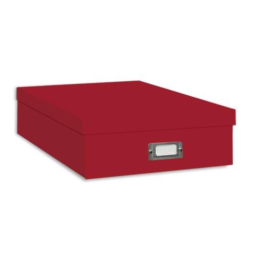 Pioneer Photo Albums Jumbo Scrapbook Storage Box (Red)