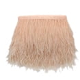 thumbnail image 2 of 4 "-6" (10-15cm) Real Fringe Edge 1yard / 1M - Champagne, as described, 2 of 5
