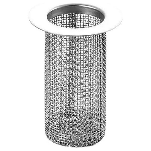 AUDeals ‌Stainless Steel Floor Drain Strainer | 2-in-1 Bathroom Sink & Shower Hair Catcher with Fine Mesh Basket, Anti-Clog Design for Slag/Hair Blockage Prevention