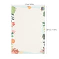 thumbnail image 3 of 50Pcs Writing Paper School Border Stationery Multi Color Rectangular Letter Notes For Bridal Shower Birthdays, 3 of 9