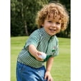 thumbnail image 5 of BemeyourBBs Kid Toddler Baby Boy Golf Outfit Baby Boy Jacket Toddler Golf Clothes Short Sleeve Lapel Quarter Zipper Shirt Top Infant First Birthday Outfit Spring Summer Golf Coat, 5 of 9