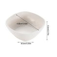 thumbnail image 3 of SNGMN Wheat Straw Bowls, 4-Pack 13.8cm Plastic Rice Bowls, Dishwasher Safe, Durable & Eco-Friendly Tableware, 3 of 5