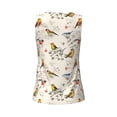 thumbnail image 5 of Wukai Little Birds Print &nbsp;Women's Workout Tank Top Mesh Yoga Shirts Athletic Running Tank Tops Athletic Gym Shirts - X-Large, 5 of 8
