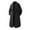 Black, variant on Coats for Men Loose Fit Double Layer Collar Anorak Jacket Long Length Casual Outerwear Coat Korean Style Big Size Fashion Size:2XL