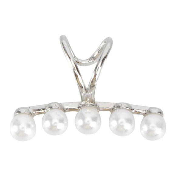 1Pc Simple Pearl Ear Clip Chic Ear Clip Fashionable Earring Female Earring