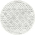 thumbnail image 2 of nuLOOM Ansley Moroccan Lattice Tassel Area Rug, 8', Light Grey, 2 of 9