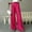 Hot Pink, variant on Babysbule Womens Wide Leg Pants Women's Spring And Solid Color Versatile Straight Tube High Waisted Commuting Suit Pants