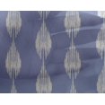 thumbnail image 4 of oneOone Georgette Viscose Fabric Stripe Ikat Print Fabric By Yard 42 Inch Wide, 4 of 4