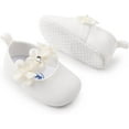 thumbnail image 4 of Infant Baby Girl Shoes Baby Mary Jane Flats Princess Wedding Dress Shoes Crib Shoe for Newborns,Infants,Babies, 4 of 6