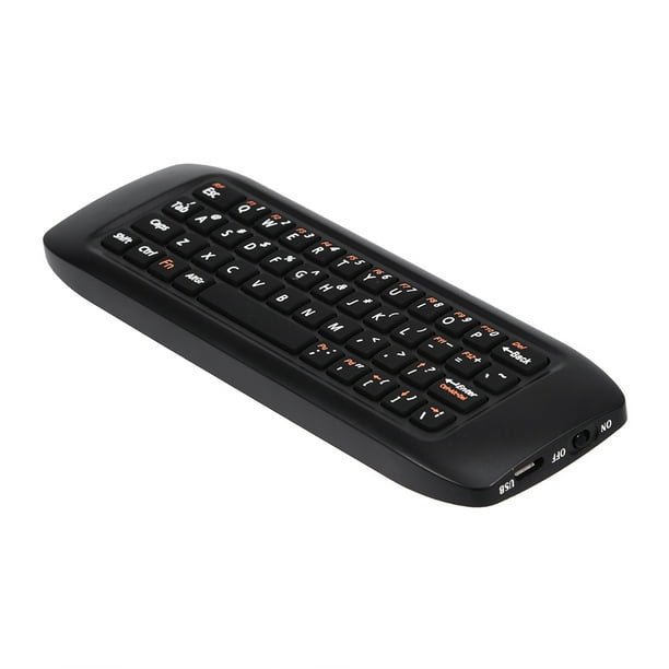 Teclado Inalámbrico, 6 Ma Corriente de Espera 2.4G Air Mouse 15 Metros Rango Efectivo Diseño de Mano Ergonómica para Computadora