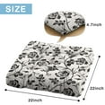 thumbnail image 7 of Tropical Flower & Leaves Pillow 22 Inch Large Square Cushion, Summer Floral Aesthetic, Supportive for Yoga & Lounge, 7 of 7