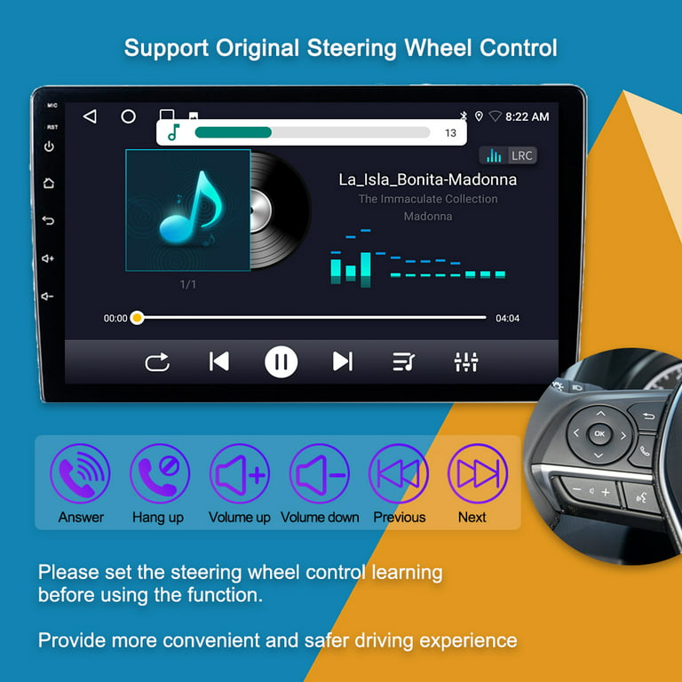 Para Ford Focus 2 Mk 2 2004-2011 CarPlay Android Auto estéreo de 9 pulgadas  Android 11 pantalla táctil Bluetooth DSP FM AM Radio de coche con