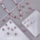 thumbnail image 2 of 147 cuentas de vidrio con forma de ojo de gato de 8 mm, redondas, espaciadoras, sueltas, para pulseras, collares, pendientes y bisutería - Marrón rosado, 2 of 5