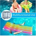 thumbnail image 6 of Pool Storage Bins Rolling Pool Storage Cart Organizer with Nylon Mesh Large Capacity with Iron Tube, 37" L x 25" W x 36" H Blue, 6 of 7