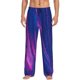 thumbnail image 1 of Fotbe Neon Gradient Blue Pantalones de Pijama para Hombre, Pantalones de Dormir, Pantalones de Casa con Cintura Ajustable y Bolsillos-3X-Large, 1 of 6