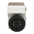 thumbnail image 5 of Jofran Weekender Vintage Military Vehicle Console Table Lounge Home Bar with Wine Rack, 5 of 9