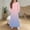 Light Blue, variant on BLTIBY Girls Long Sleeve Dresses Casual Round Neck Gradient Printed Shift Everyday Dress with Pockets Blue 4-5 Years