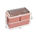 thumbnail image 3 of Boovnll Bento Box with Lid， Stackable Leak-Proof for Bento Box Adult Kids Dishwasher Safe, Drop-Proof, Portable, Work Sports Camping Potlucks Bento Box for Kids Adult, 3 of 8