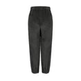 thumbnail image 6 of Womens Fleece Pajama Pants Winter Warm Plush Flannel Sleep Bottoms Soft Fuzzy Lounge Pants with Pockets Sleepwear Dark Gray, 6 of 7