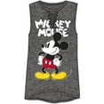 thumbnail image 2 of Disney Mickey Mouse Crew Neck Lace Up Juniors Tank Top, 2 of 2