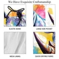 thumbnail image 4 of luoweisi Men's Beach Shorts Quick Dry Swim Trunks with Mesh Lining Abstract Rhinoceros L, 4 of 5