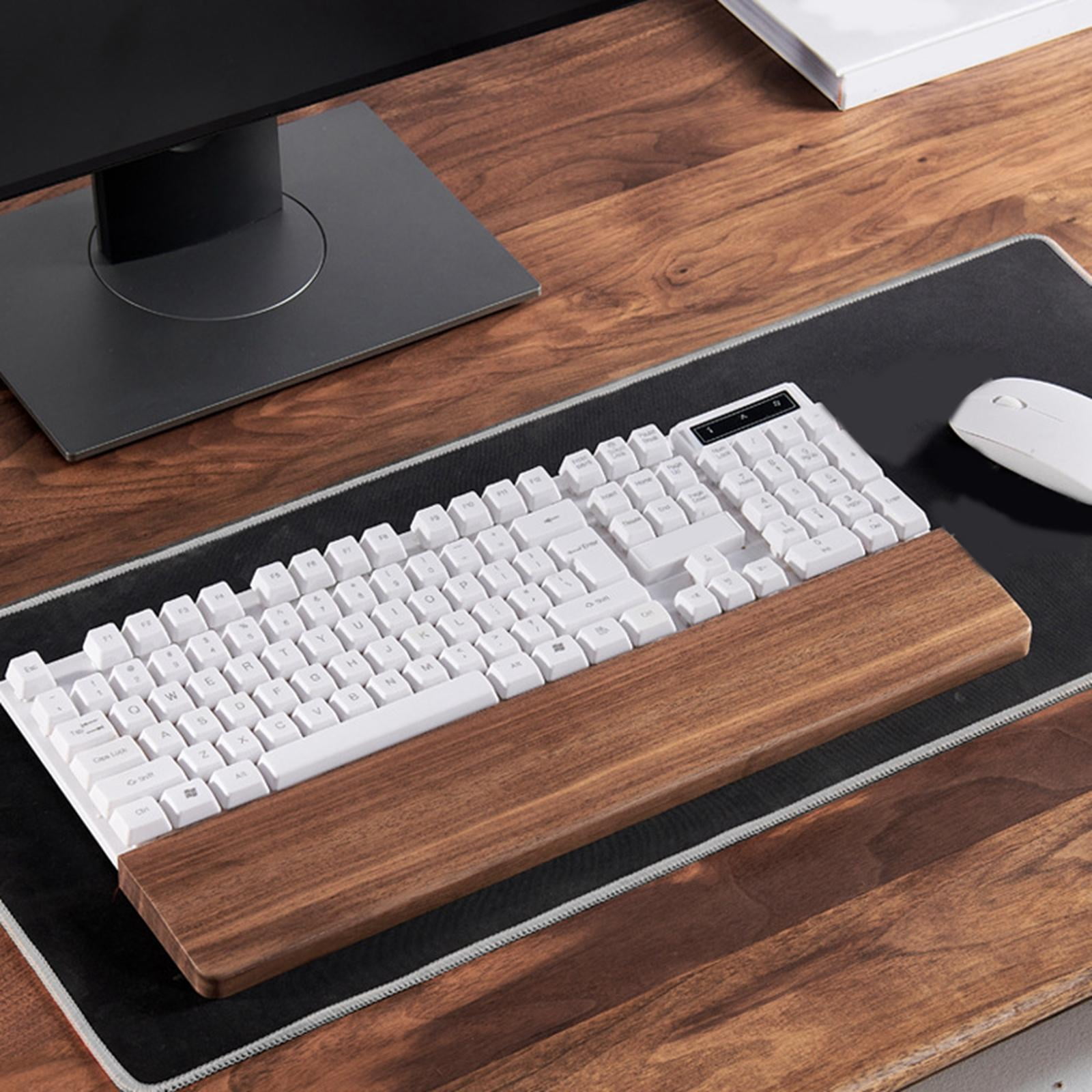 Wooden Keyboard Wrist Rest Durable Keyboard Wrist Guard Wrist Pad Length 36cm