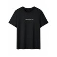 thumbnail image 2 of Men's Letter & Cartoon Graphic Round Neck Short Sleeve Casual T-Shirt, 2 of 2