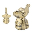 thumbnail image 4 of Elephant Statue, Enough Space Rings Holder For Jewelry Convenient Practical Zinc Alloy  For Art Decoration For Gift, 4 of 8
