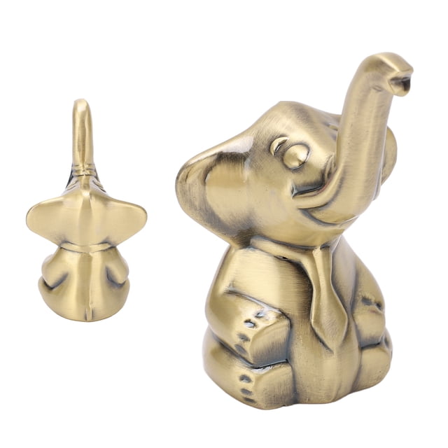 Soporte Para Anillos Para Joyería, Práctico Y Práctico Adorno De Elefante, Suficiente Espacio Para Regalo Para Decoración Artística
