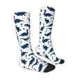 thumbnail image 3 of Balery Cute Cartoon Dinosaurs Printed Novelty Socks Men's Women's Crew Socks Sports Socks Knee High Socks Cotton Socks Quirky and Cool Socks, 3 of 9