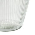 thumbnail image 4 of DecMode 14" Ribbed Glass Vase, 4 of 9