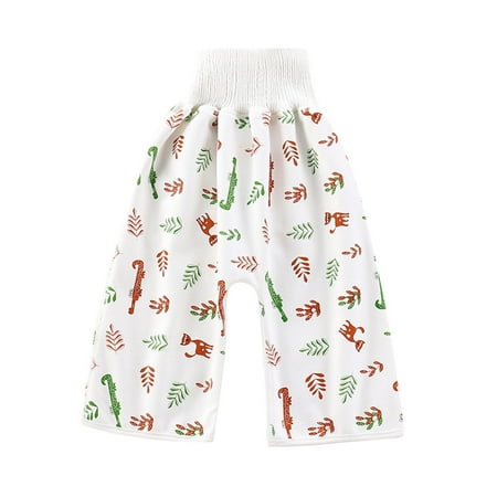 

Baby Boys Girls Pants Diaper High Waist Waterproof Diaper Pants Training Cloth 3 in 1 Diaper Shorts Washable Cotton Potty Training Cloth Diaper Shorts