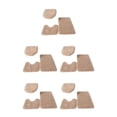 thumbnail image 1 of Transemion 1/2/3/5 3pieces Anti-slid Particles Rug Set Secure And for Slip-free Bathroom Mats For Camel 5PCS, 1 of 6