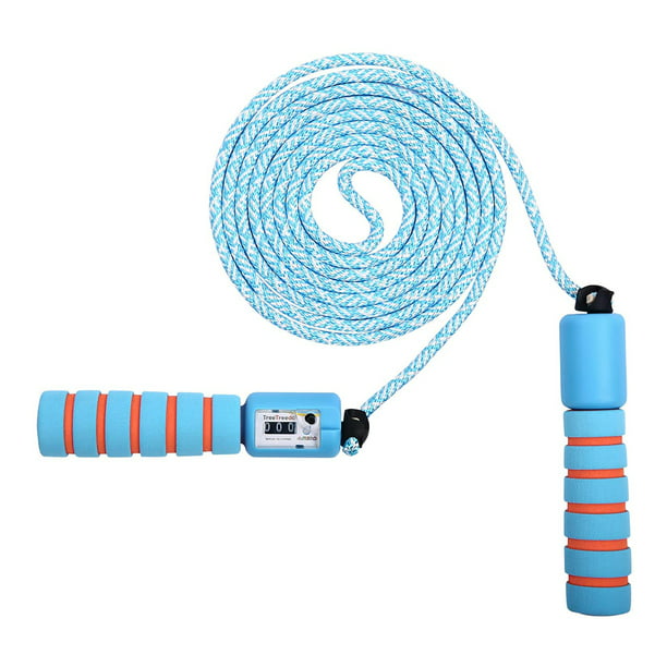 Jump Rope, Tangle-Free with Ball Bearing Speed Skipping Rope Cable,  Adjustable Jumping Ropes or Exercise Fitness, Adjustable Jumping Rope  Workout with Memory Foam Handles for Men, Women, Kids 
