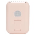 thumbnail image 4 of Mini ventilador portátil 3 en 1 para colgar en el cuello, ventilador sin aspas de mano de escritorio USB para el hogar y al aire libre, color rosa, 4 of 8