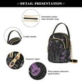 thumbnail image 4 of FORMRS Crossbody Bag for Women Shoulder Cell Phone Purse with Zipper, Gothic Floral Print, 4 of 7