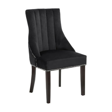 Pine Furniture Sets Meridian Furniture Inc Oxford Upholstered Dining Side Chair with Nailhead Trim - Set of 2 ()