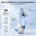 thumbnail image 4 of DayIn Portable Bath Jets for Tub – Underwater Hydro-Bubble Massager with 180° Rotating Head, IP67 Waterproof, Rechargeable, for Deep Relaxation and Stress Relief, 4 of 10