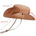 thumbnail image 3 of Coollooc Sun Hats for Men Women Bucket Hat UPF 50+ UV Protection Hat for Safari Fishing Hiking Garden Beach, 3 of 8