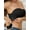 黑色, variant on Women's Strapless Push - Up Bra with Side Buckle Adjustment - Seamless Invisible Comfort Lift Bralette
