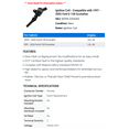 thumbnail image 2 of Ignition Coil - Compatible with 1997 - 2002 Ford E-150 Econoline 1998 1999 2000 2001, 2 of 2