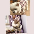 thumbnail image 5 of Tnobhg Pet Clothes Eye-catching Fashion Plaid Print Pet Vest Soft Comfortable Warm Winter Cat Dog Coat for Cold Weather, 5 of 8