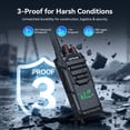 thumbnail image 3 of Walkie Talkies Retevis RT48H, impermeables, paquete de 6 con cargador, 3 of 9