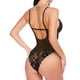 thumbnail image 4 of Ropa de dormir de encaje sin espalda, pijamas de encaje, pijamas de encaje con escote en V, body de encaje, tecnología innovadora, 4 of 6