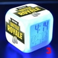 thumbnail image 1 of Gprince Fortnite Game Figures Color Changing Night Light Alarm Clock Kids Toy Gift, 1 of 8