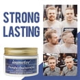 thumbnail image 4 of Cera para el cabello para hombre, fijación fuerte, acabado mate, fácil de enjuagar con agua, acabado natural, 100 g, 4 of 5