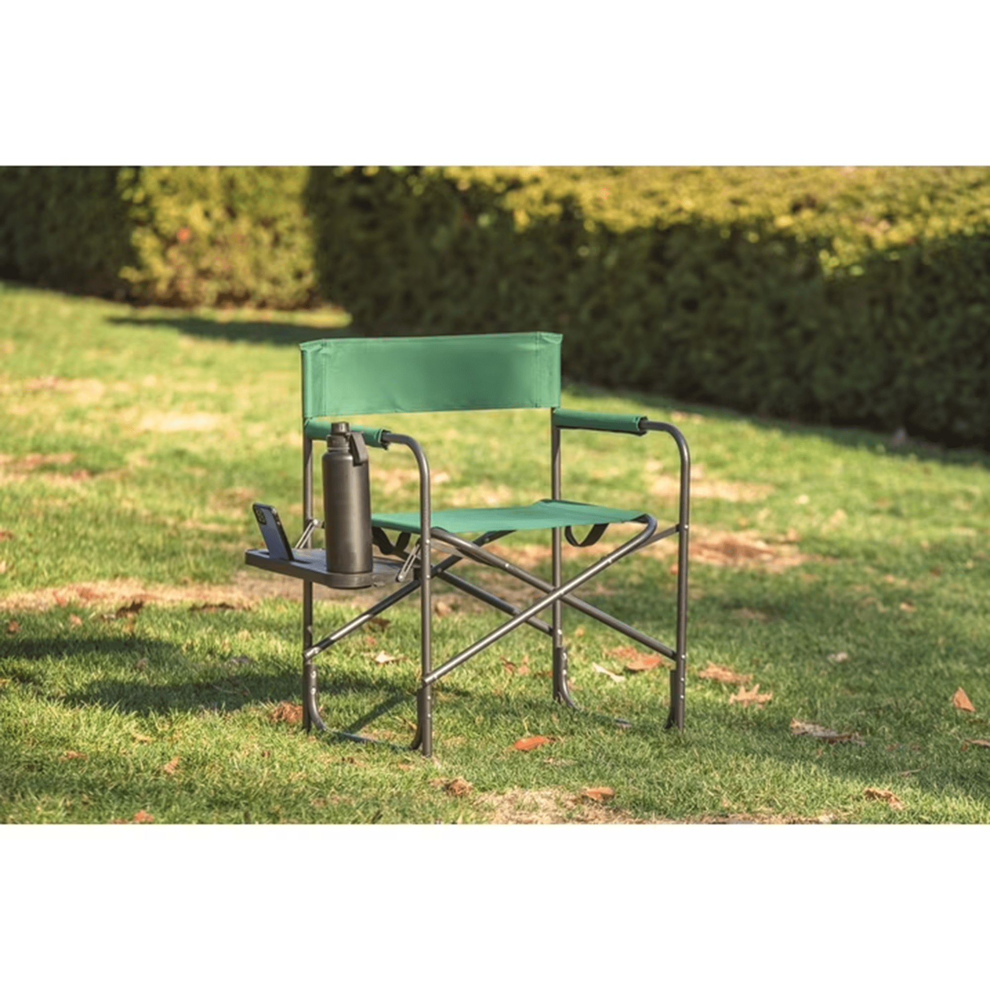 Ozark Trail Director Chair with Side Table, Green