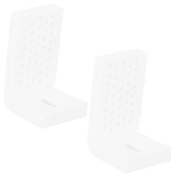 LOLIPPYY Universal Toilet Seat Bolt Kit for Bathroom Installation, Leak Resistant, Plastic and Metal, White Finish